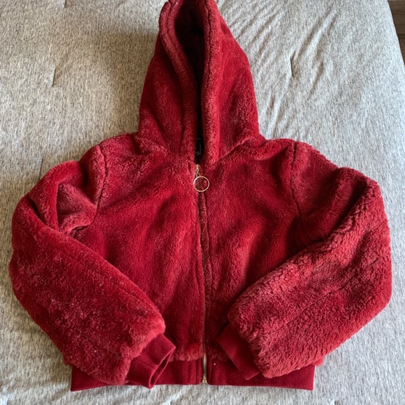 Forever 21 Jackets & Coats Forever2 Faux Fur Hoodie Poshmark